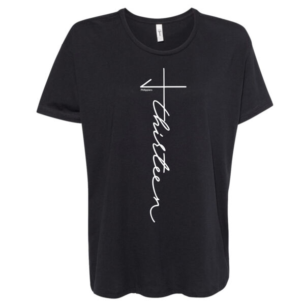 413 Logo Ladies Flow Tee Thumbnail